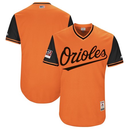 Men's Baltimore Orioles Orange/Black 2018 Players' Weekend Team Stitched MLB Jersey