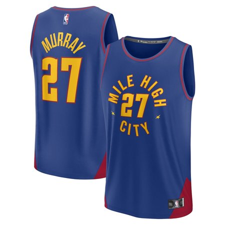 Men's Denver Nuggets #27 Jamal Murray Blue 2022/23 Statement Edition Stitched Jersey