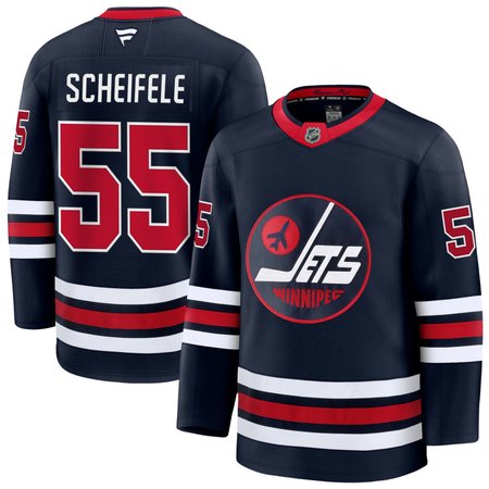 Youth Winnipeg Jets #55 Mark Scheifele Navy Alternate Jersey