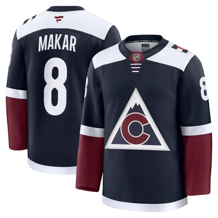 Youth Colorado Avalanche #8 Cale Makar Navy Alternate Jersey