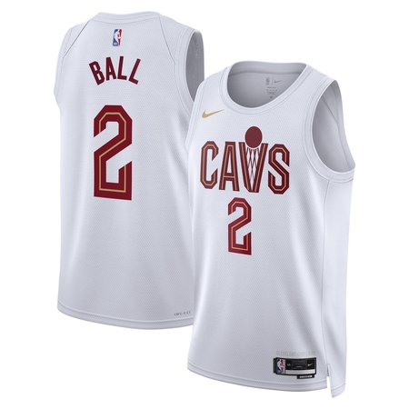 Youth Cleveland Cavaliers #2 Lonzo Ball White Association Edition Swingman Jersey
