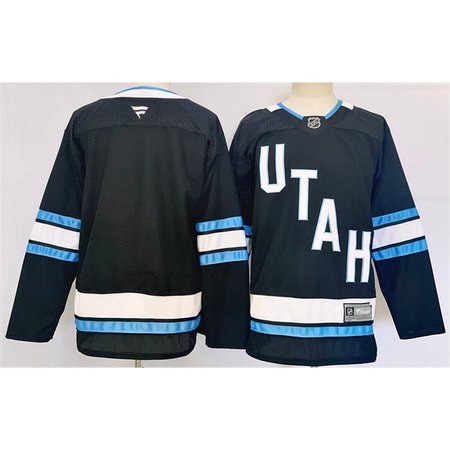 Youth Utah Mammoth Custom Navy Stitched Jersey