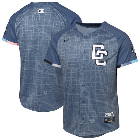 Youth Washington Nationals Nike Blue 2025 City Connect Limited Jersey