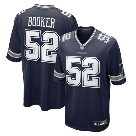 Men's Dallas Cowboys #1 Tyler Booker Nike Navy 2025 NFL Draft First Round Pick Game Jersey