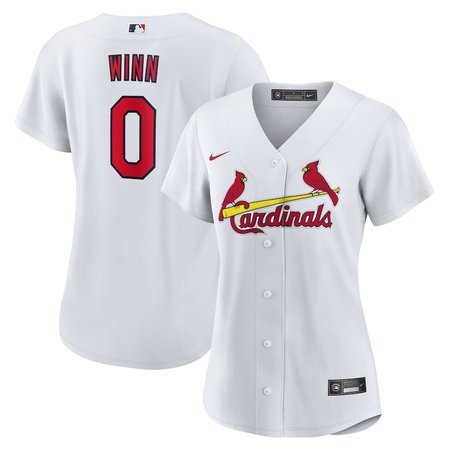 Women's St. Louis Cardinals #0 Masyn Winn Nike White Home Replica Jersey