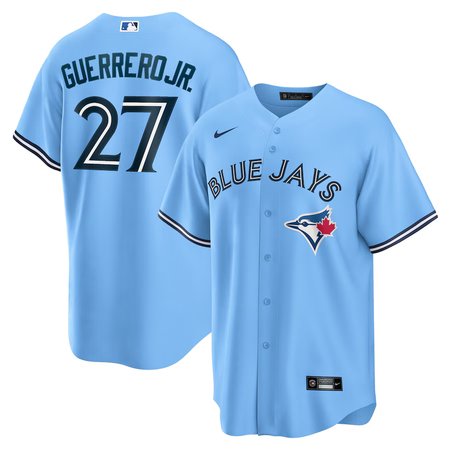 Men's Toronto Blue Jays #27 Vladimir Guerrero Jr. Nike Powder Blue Alternate Replica Player Jersey