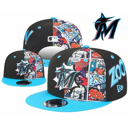 Miami Marlins Snapback Hat