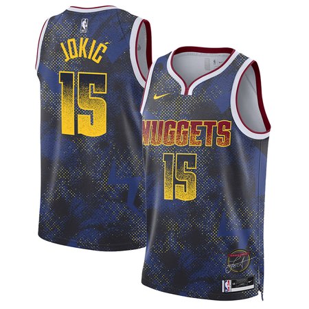 Men's Denver Nuggets #15 Nikola Jokic Royal 2025/26 Select Series Jersey