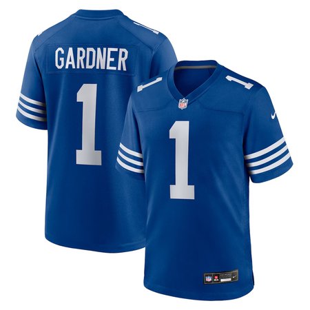 Youth Indianapolis Colts #1 Ahmad Sauce Gardner Nike Royal Team Game Jersey