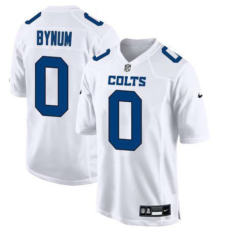 Youth Indianapolis Colts #0 Camryn Bynum Nike Tundra White Fashion Game Jersey