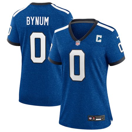 Women's Indianapolis Colts #0 Camryn Bynum Nike Heather Royal Alternate 2 Indiana Nights Game Jersey