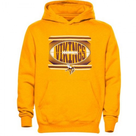 Minnesota Vikings Meshed Fleece Hoodie Gold