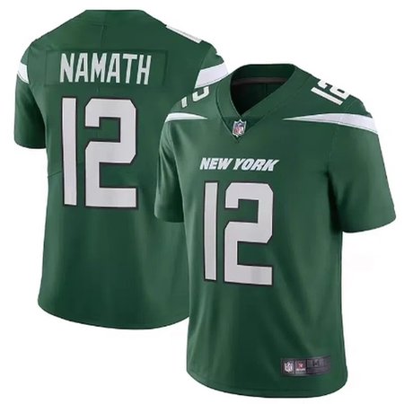 Men's New York Jets #12 Joe Namath 2019 Green Vapor Untouchable Limited Stitched NFL Jersey