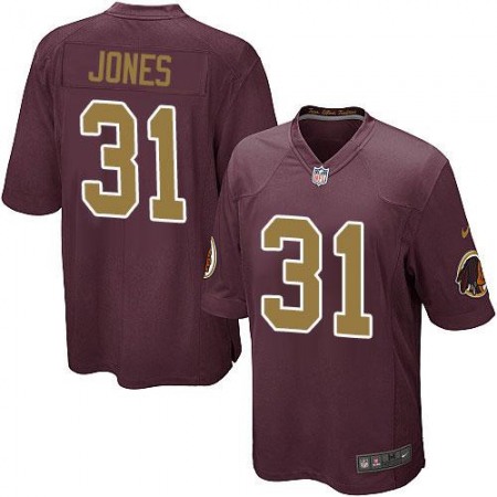 Redskins #31 Matt Jones Burgundy Red Alternate Youth Stitched NFL Elite Jersey