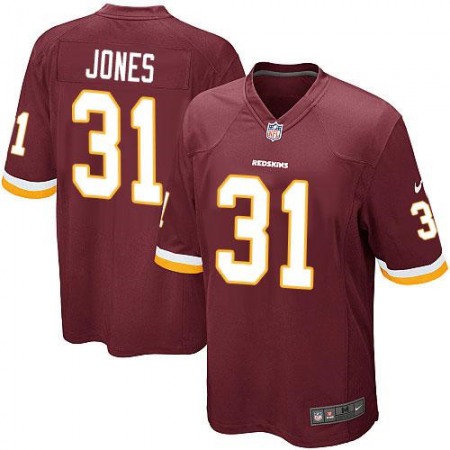 Redskins #31 Matt Jones Burgundy Red Team Color Youth Stitched NFL Elite Jersey
