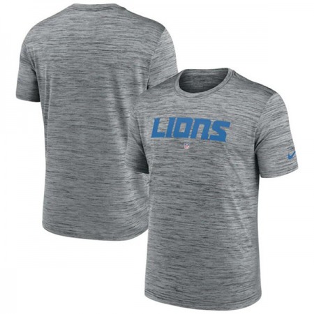 Men's Detroit Lions Grey Velocity Performance T-Shirt